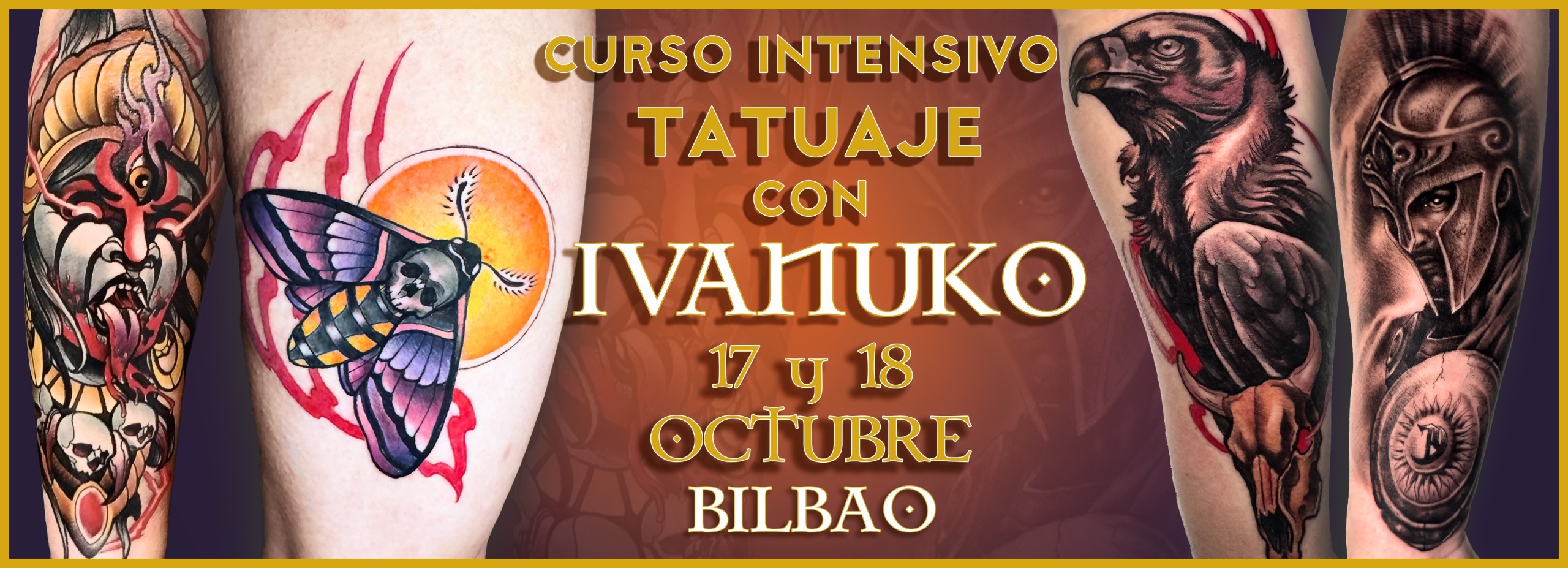 CURSO INTENSIVO DE TATUAJE CON IVANUKO 17 y 18 Octubre.